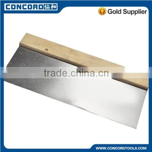 120mmSquare Scrapre With Wooden Handle, Carbon Steel Normal Polished Blade thumbnail-1