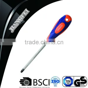 9951 Orange/Blue Flat/Cross Head Skidproof Screwdriver thumbnail-1