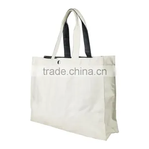 600D Polyester Canvas Tote Bag thumbnail-1