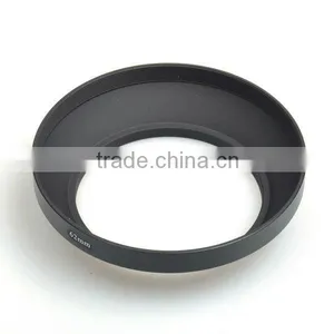 62mm Wide Angle Metal Lens Hood for Canon Nikon Screw-in Mount thumbnail-1