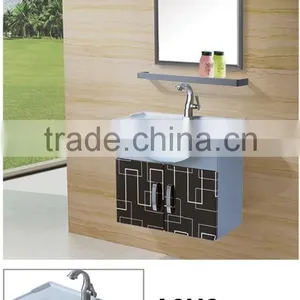 304 Stainless Steel Economic Bathroom Vanity J8112 thumbnail-2