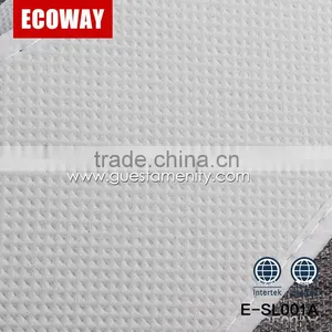 Cheap Disposable Non-woven Hotel Slipper 3mm Whiten Pressed EVA Sole Slippers thumbnail-6
