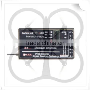 RadioLink R9D 2.4G 9CH DSSS Receiver for RC Helicopter Support S-BUS thumbnail-1