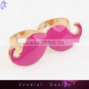 2013 New Products Cheap Wholedale Oil Drip Mustache Fashion Rings For Women thumbnail-1