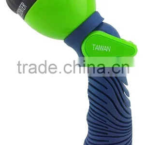9 Patterns Thumb Control Metal Hose Nozzle Soft Grip TPR Coated #200 #112031 thumbnail-5