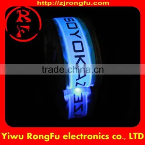 New Products China Colorful Nylon Led Bracelet ,customized Armband,led Bracelet thumbnail-1