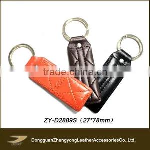 (ZY-D2889S) Wholesale Keychain Charms ,leather Keychain Maker thumbnail-1