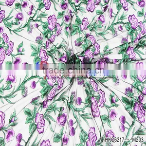 Fashion News Purple Flower Mesh Fabric Embroidered Tulle Fabric Apperal Textile Accessories And Fabric For Textile/Garment thumbnail-3