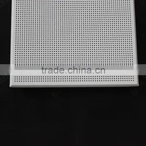 Ousilong Acoustic 600x1200mm Perforated Clip in False Aluminum Ceiling Tiles thumbnail-3
