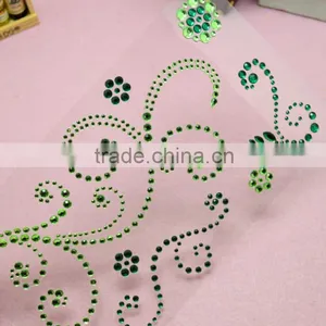 Custom Acrylic Rhinestone Sticker, Wholesale Mobile Phone Sticker thumbnail-1