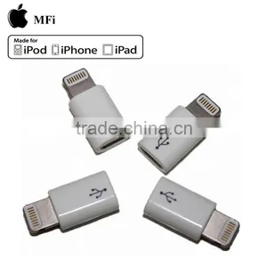 Wholesale OEM 8pin to Micro Adapter With MFi Certified thumbnail-1