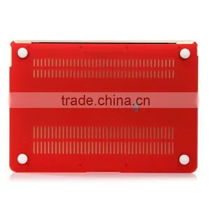 Wholesale Colored Plastic Hard Shell Case For 2015 MacBook 12 Inch A1534 Red thumbnail-4