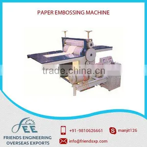 High Speed Automatic Paper Embossing Machine Available at Factory Price thumbnail-1