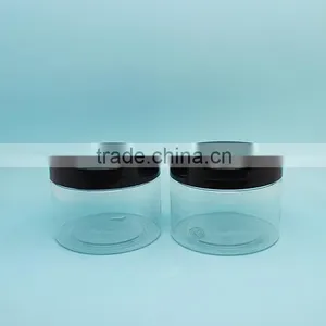 Manufacturer Sale High Quality 300ml PET Transparent Jar, Clear Plastic Jar thumbnail-2
