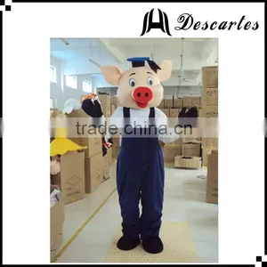 Popular Swine Plush Moving Costume, Adult Pig Walking Costume for Festival thumbnail-1