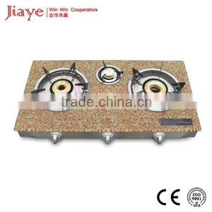 Classic Design Glass Top Table Gas Hob, 3 Burner Portable Gas Stove JY-TG3008 thumbnail-1