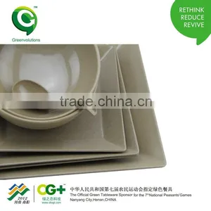 Biodegradable Material Logo Printing Non-toxic Tableware Set thumbnail-3