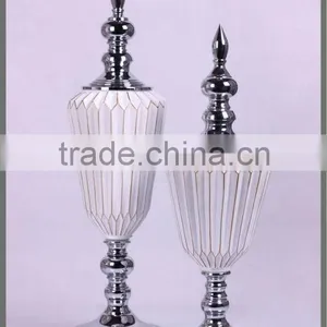 MPA-BER0001WT Wedding Gift Resin Art Vase Style Decoration thumbnail-1