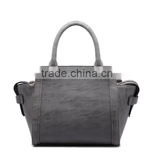 Stylish Grey Color Top Handle Fashion Women Handbag thumbnail-4