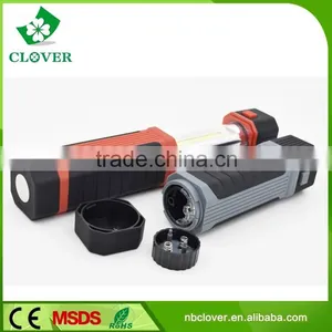 ABS With Rubber Material Flashlight Torch Led Portable Work Light thumbnail-2