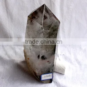 3.35kg Fantastic Scenic Natural Rock Crystal Point Chorite Quartz Crystal Wand thumbnail-1