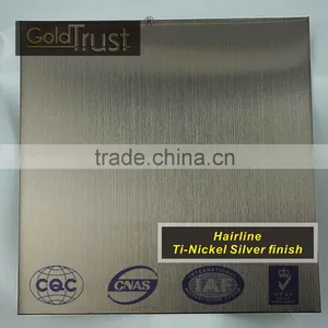 Supply Hairline Finish Stainless Steel Decorative Sheets for Elevator Building Decoration and Wall Panels thumbnail-6