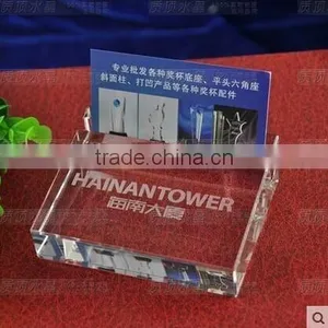 Fashion Crystal Name Card With Customized Logo For Business Gifts thumbnail-1