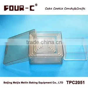 Square Shape Cookie Cutter Set,PC Cookie Tools Kit thumbnail-1