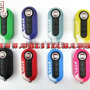 High Quality Fiat 500 Key Shell Fiat Key Cover for Shell Key Fiat 500 Covers thumbnail-1