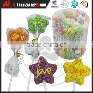 Gelatin Candy, Gummy Jelly Lollipop 5 Star Candy thumbnail-1