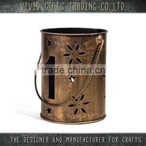 Wholesale Bucket Shape Custom Unique Vintage Home Decor thumbnail-1
