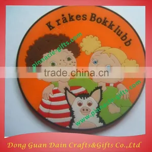 Cartoons Characters ECO-friendly ATBC Soft Pvc Coasters thumbnail-1