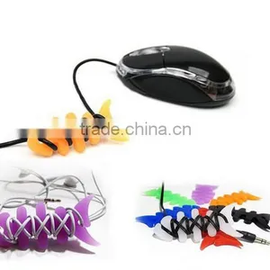Cheap High Quality Earphone Cable Silicone Winder thumbnail-3