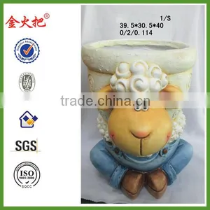 Promotional Magnesium Oxide Magnesium Oxide Sheep Flower Pot for Sale thumbnail-1