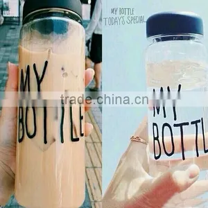 New Design Hot Selling BPA Free Fruit Infuser My Bottle 500ml Sports Plastic Water Bottle thumbnail-1