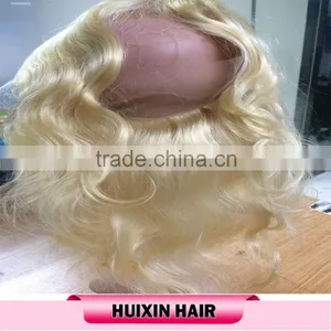 360 Lace Band Frontal Body Wave Blonde Color Round Lace Frontal thumbnail-4