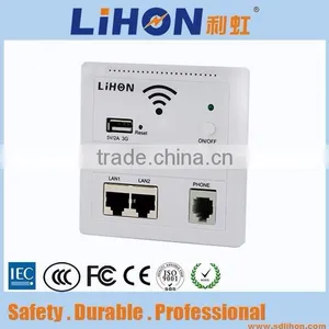 Indoor Inwall Wireless Ap/wall Jack Acess Point/high Power Router Pass Through 5 Walls thumbnail-5
