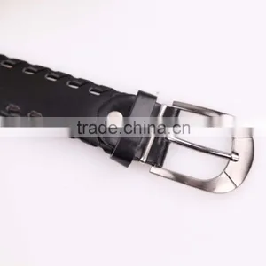 Fashion PU Belt With Braided Borders for Ladies thumbnail-4
