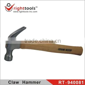 High Quality Hand Tool Magnetic Claw Hammer With Wooden Handle thumbnail-1