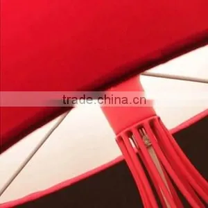 Metal Wire Table Lamp Base Fabric Shade Table Lamp thumbnail-3