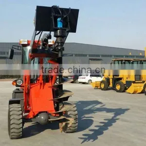 Cheap Farm Tractors Wheel Loader Oj-16 With Auger thumbnail-4