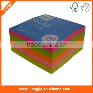 Manufacturer Custom Neon Paper Sticky Note Pad,self-adhesive Note Pad thumbnail-1