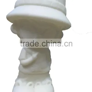 White Vinyl Toy, Kids Color Painting DIY Toys,Little Boy Figure Money Box thumbnail-1
