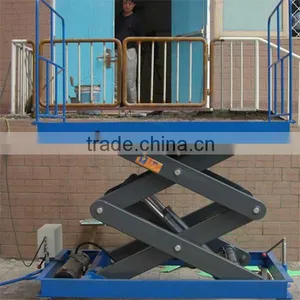 500kg Outdoor Scissor Lift Platform thumbnail-1