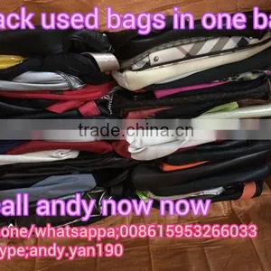 2015 Fashionable Wholesale Second Hand Lady Men Used Genuine Leather Bags thumbnail-2