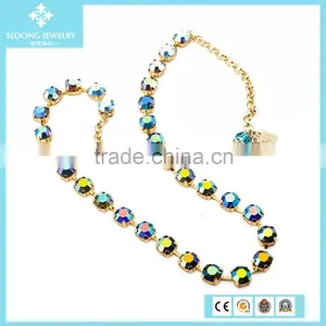 Wholesale Stock Necklace Crystal Jewelry Findings thumbnail-6
