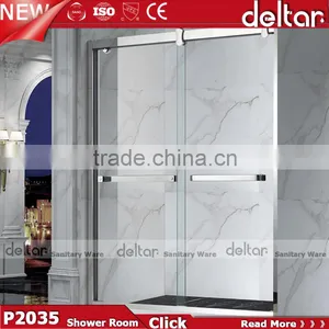 Sliding Glass Door Shower Enclosure Cubicle Portable Cabins for Sale Toilet Sex Shower Room thumbnail-1