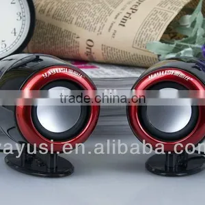High Gloss Surface 2.0 CH USB Mini Computer Speaker For Laptop, 5W*2 thumbnail-2