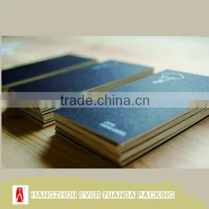 Good Quality Fashionable Black Etched Paper Thick Business Cards thumbnail-1