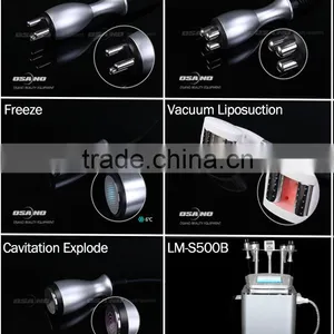 1000W Non Surgical Ultrasonic Liposuction Vacuum Liposuction Cavitation Rf Slimming Machine 5 In 1 Cavitation Machine Nd Yag Laser Machine thumbnail-4